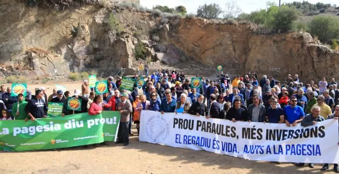 Els pagesos de la fruita seca encenen les alarmes per la sequera i demanen aigua regenerada de la depuradora de Reus