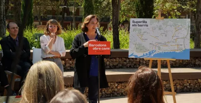 Colau promet 20 nous eixos verds als 10 districtes de la ciutat fins al 2030