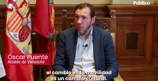 Óscar Puente: "Valladolid está inmersa en un cambio cultural sobre movilidad"