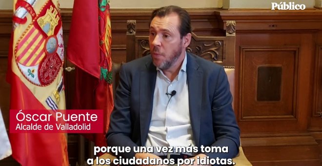 Óscar Puente: "Ir a unas elecciones municipales con ETA en la boca como hace el PP demuestra que no tienes proyecto"