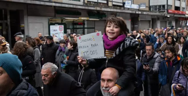 El movimiento en defensa de la sanidad asturiana vuelve a las calles este sábado