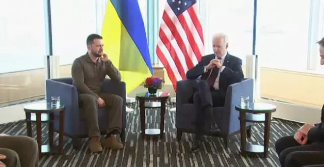 Biden acuerda con Zelenski un nuevo paquete de ayuda militar a Ucrania