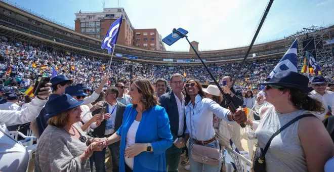 Feijóo entra en la recta final de la campaña con una inyección de moral en València