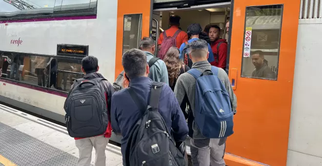 Fortes afectacions al servei de Rodalies de Barcelona per una avaria