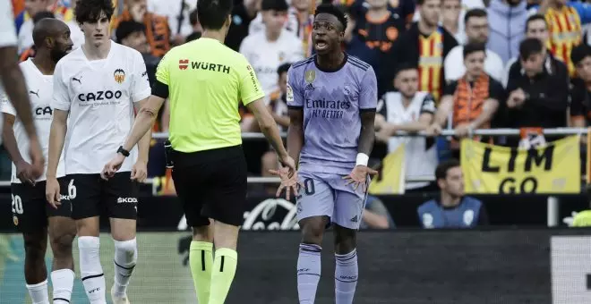 La Federación prescinde del encargado del VAR en el Real Madrid-Valencia por su actuación en el caso de Vinicius Jr