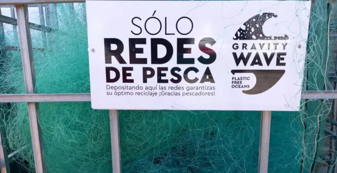 El Ayuntamiento facilita el reciclado de redes de pesca