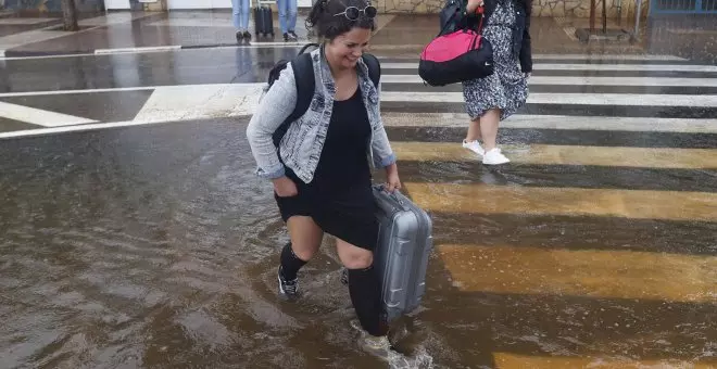 Las intensas lluvias sigue arreciando sobre la costa este y el centro peninsular