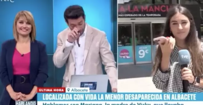 Un periodista de TVE se emociona en directo y recibe mofas por ello (y una ola de apoyo a las personas sensibles)