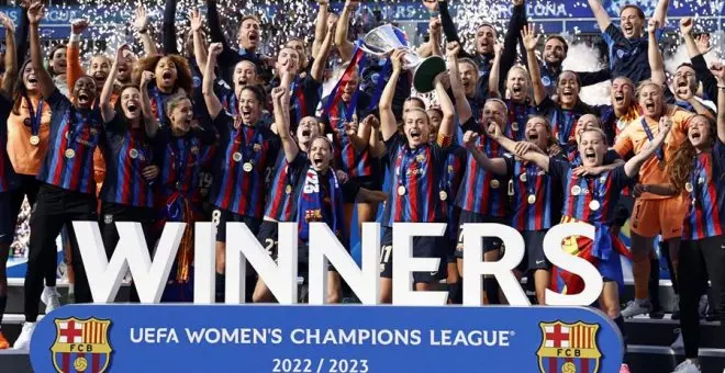 El Barcelona gana su segunda Champions femenina tras remontar al Wolfsburgo