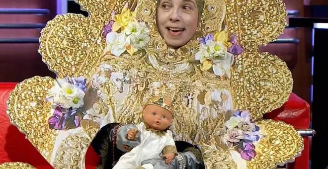 A la Virgen del Rocío ni tocarla