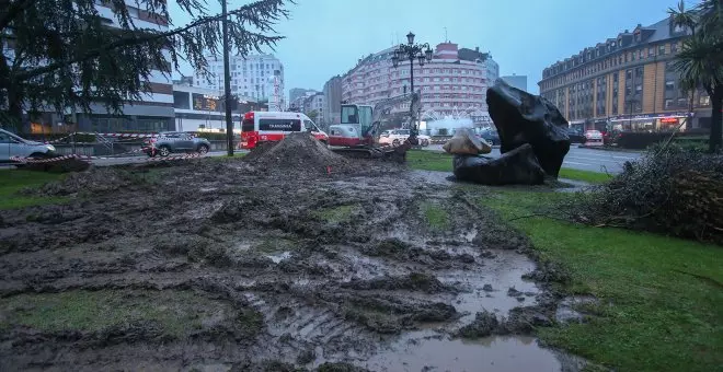 El Ayuntamiento de Oviedo autoriza la tala de los árboles en el Bulevar de Santuyano