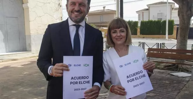 PP y Vox firman en Elche su primer acuerdo de gobierno en una gran ciudad