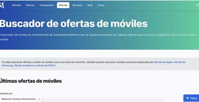 Así funciona el buscador de CompraSmartphone