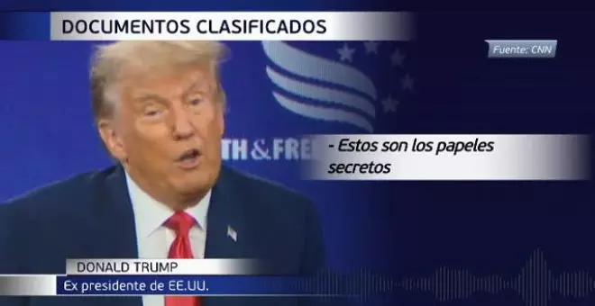 Sale a la luz un audio de Trump en el que admite tener en posesión documentos "altamente confidenciales"