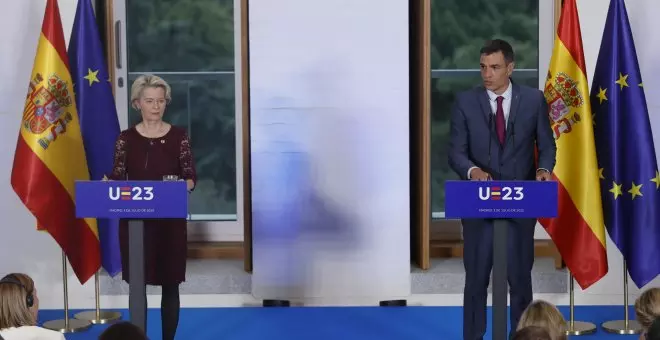 Sánchez y Von der Leyen desligan la Presidencia española de la UE del resultado de las elecciones