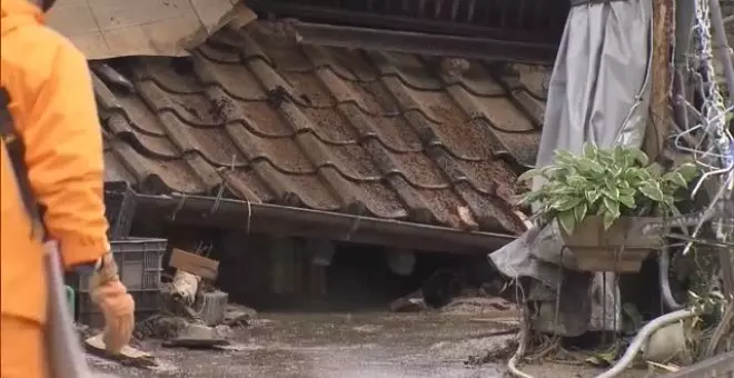 Al menos dos muertos y seis desaparecidos por las lluvias torrenciales en Japón