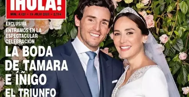 La boda de Tamara Falcó e Íñigo Onieva se cuela en WhatsApp