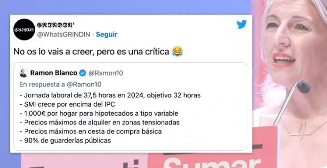 Intenta criticar a Sumar y le sale el mejor hilo a favor del partido: "Gracias 'bro', ahora ya sé a quién votar"