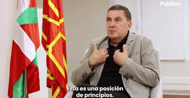 Arnaldo Otegi: "No somos equidistantes entre la ultraderecha y las fuerzas de progreso"