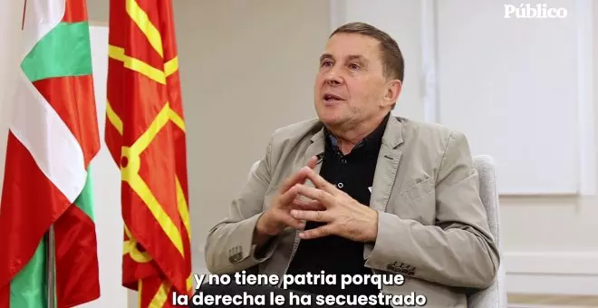 Arnaldo Otegi: "La izquierda en el Estado español no tiene patria, la derecha se la ha secuestrado"