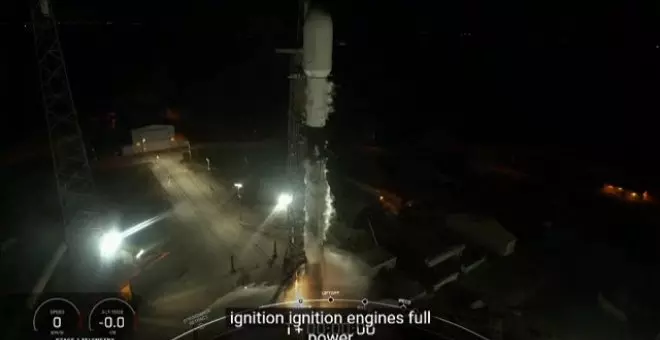 Un cohete Falcon 9 de SpaceX lanza 54 satélites Starlink a la órbita terrestre