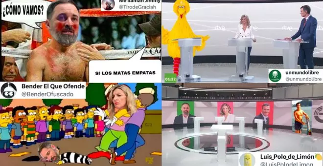 Los memes más tronchantes para resumir el debate a tres: "Abascal se lleva el juego del programa"