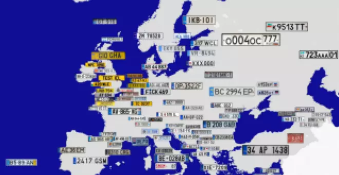 ¿Alguna vez has visto una matrícula "rara" y quieres saber de dónde es? Este mapa agrupa todas las de Europa