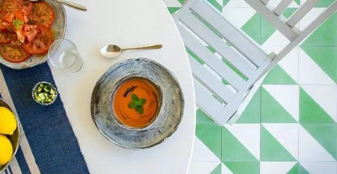 Pato confinado - Receta de gazpacho de zanahoria