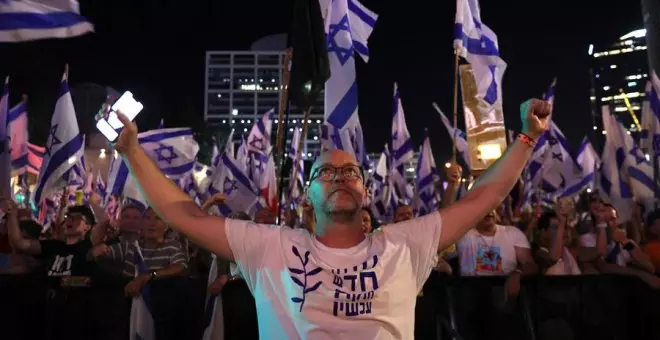 Más de 100.000 personas se manifiestan en Tel Aviv contra la reforma judicial del Gobierno de Israel