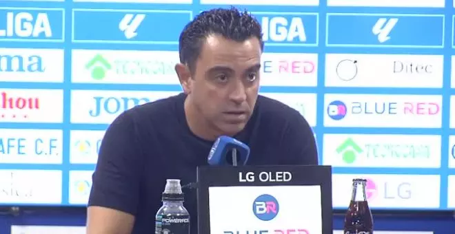 La rajada de Xavi tras el 0-0 en Getafe