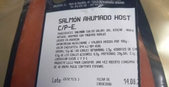 Alertan de la presencia de Listeria en salmón ahumado de Joalpesca