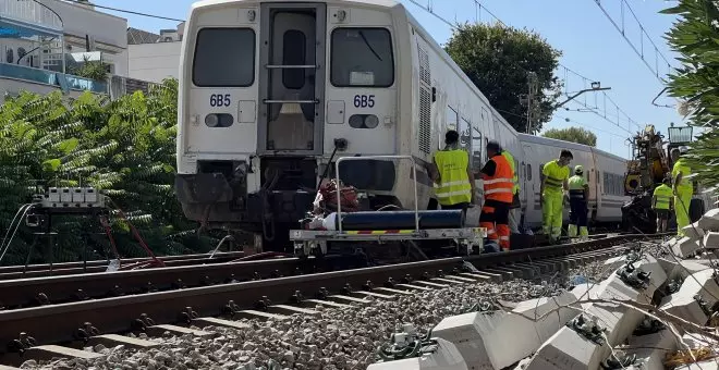 Restablerta la circulació de trens entre Vilanova i Garraf per les dues vies amb velocitat limitada