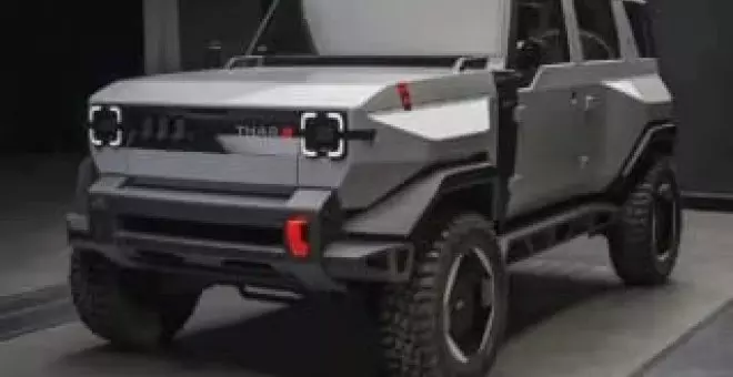 Este 4x4 eléctrico no es un Jeep Wrangler (aunque lo parezca), lleva dentro un Volkswagen y no es chino