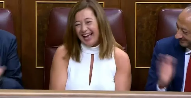 Este es el momento en el que Francina Armengol es elegida presidenta del Congreso