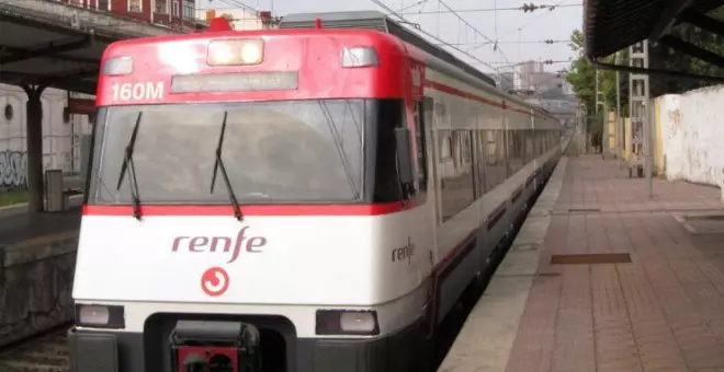 Denuncian que algunos de los trenes de Cercanías de Cantabria corresponden a Galicia