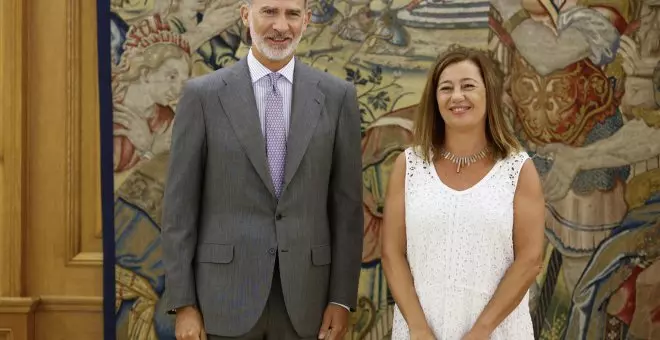 Armengol contactará con Felipe VI la tarde del viernes y le pedirá reunirse ese mismo día