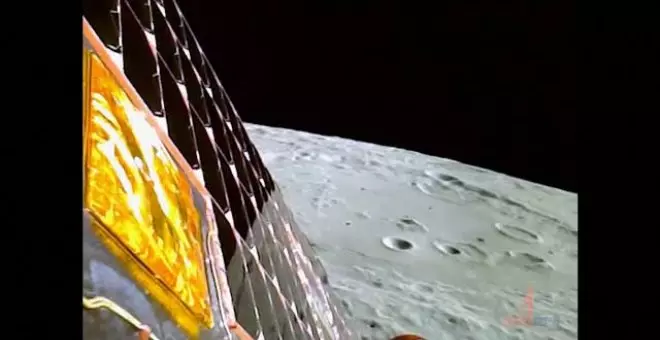 India hace historia en la carrera espacial con el alunizaje de la sonda 'Chandrayaan-3' en el polo sur de la Luna