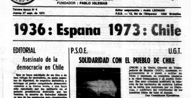 Los socialistas ante el golpe de Estado en Chile en 1973