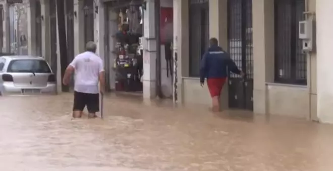 Grecia anegada por las lluvias torrenciales de la potente borrasca Daniel