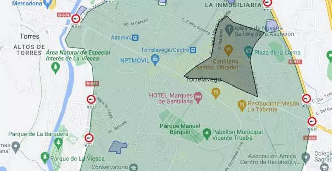 La Llama, Julián Ceballos, José María Pereda y Julián Urbina limitarán la Zona de Bajas Emisiones de Torrelavega