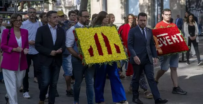 La pérdida de fuerza del independentismo en la Diada refuerza la hoja de ruta de Sánchez