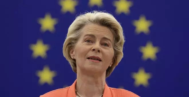 Von der Leyen pide una ley europea del 'No es No' y la izquierda le afea su falta de ambición social