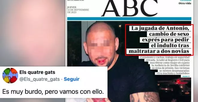 La portada de 'ABC' que podría pasar por un bulo de WhatsApp: "Publicar esto así es una vergüenza"