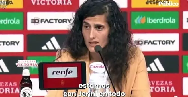 Así explica Montse Tomé la ausencia de Jenni Hermoso de la convocatoria de la selección