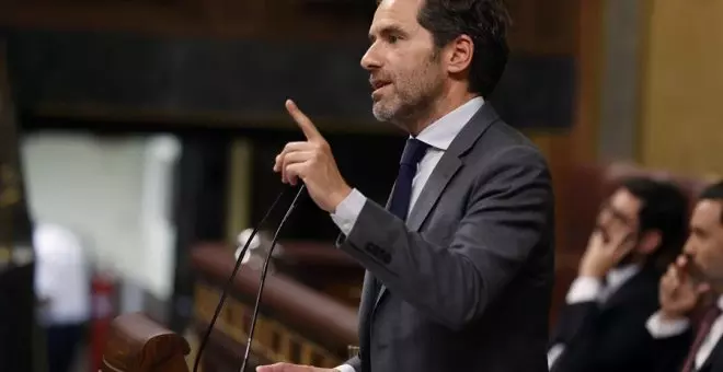 Vox abandona el hemiciclo durante la intervención de Borja Sémper, que usó el euskera