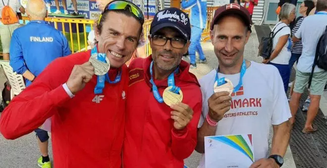 Los veteranos cántabros vuelven del Europeo al aire libre con ocho medallas