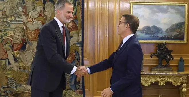 Feijóo da por hecho un Gobierno de Sánchez tras reunirse con Felipe VI