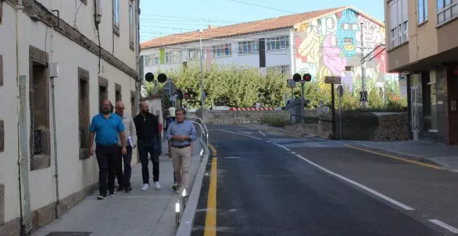 Terminan las obras de la acera de la calle Julióbriga