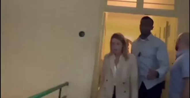 Ursula von der Leyen, evacuada a un refugio antiaéreo en Israel tras sonar las sirenas antimisiles