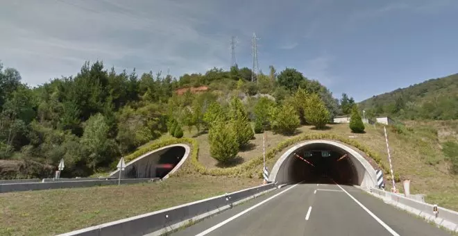 La calzada derecha de la A-67 entre Arenas de Iguña y el enlace de Somahoz estará cortada por las obras del túnel de Gedo